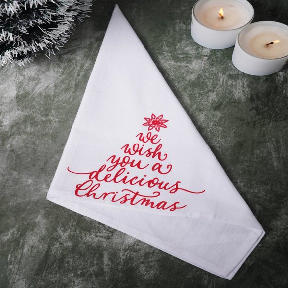 100% Cotton Premium Quality Set of 4 Pack Kitchen Flour Sack Towels, Dish Towels - Picture 1 of 5